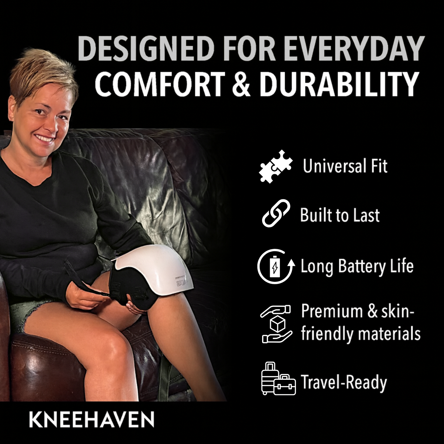 KneeHaven™ Heated Knee Massager